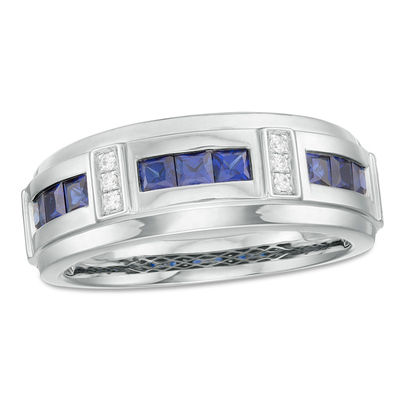 Zales mens on sale sapphire ring