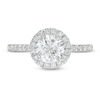 Thumbnail Image 4 of 1-1/2 CT. T.W. Diamond Frame Engagement Ring in 14K White Gold