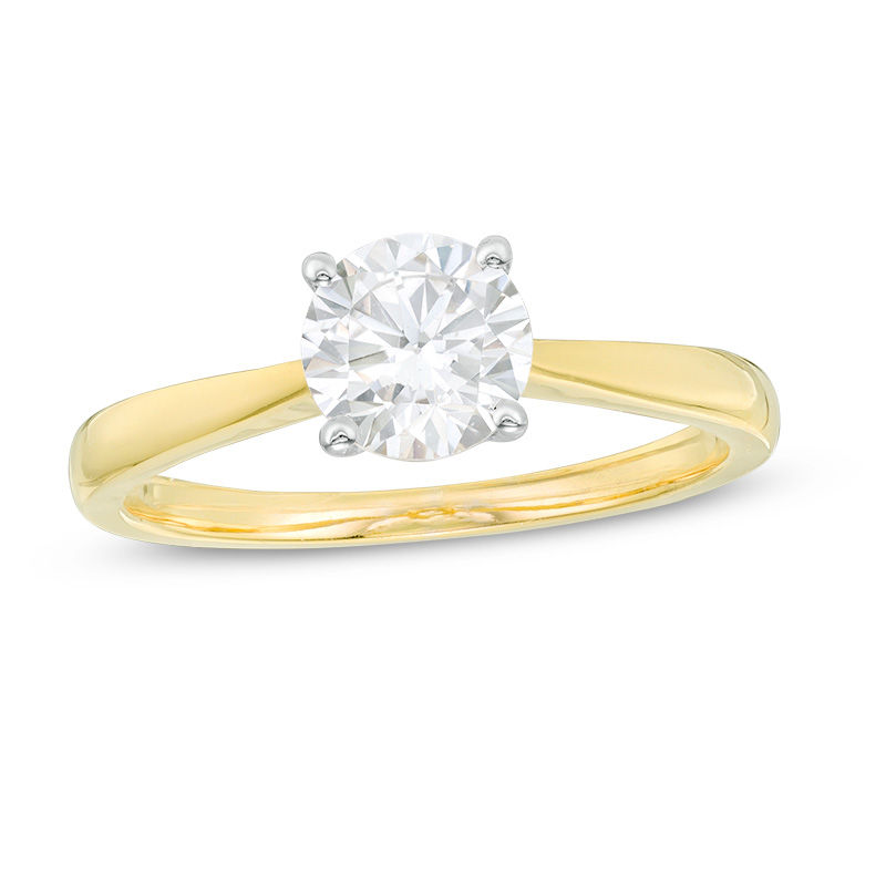 7/8 CT. Diamond Solitaire Engagement Ring in 14K Gold (I/I2)