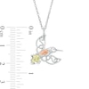 Thumbnail Image 3 of Black Hills Gold Hummingbird Pendant in Sterling Silver