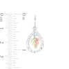 Thumbnail Image 3 of Black Hills Gold Leaf Dangle Teardrop Earrings in Sterling Silver