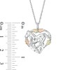 Thumbnail Image 3 of Black Hills Gold Prancing Horse Pendant in Sterling Silver