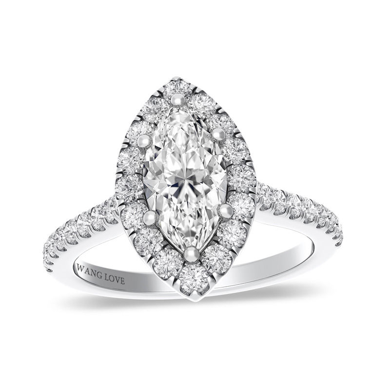 Vera Wang Love Collection 1-7/8 CT. T.W. Diamond Frame