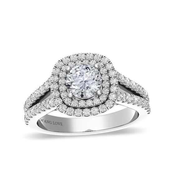 Customize Your Vera Wang Love Collection Diamond Frame Engagement Ring