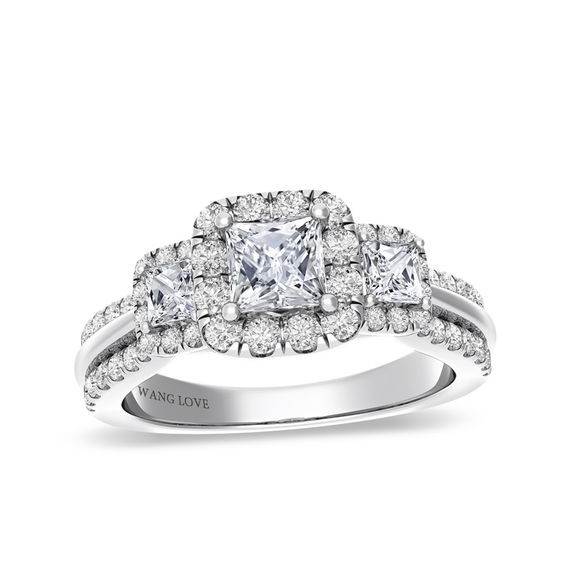 Customize Your Vera Wang Love Collection Diamond Frame Engagement Ring