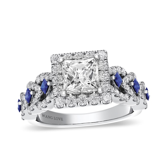 vera wang love diamond and sapphire ring