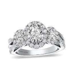 Vera Wang Love Collection 2 CT. T.W. Diamond Three Stone Engagement Ring