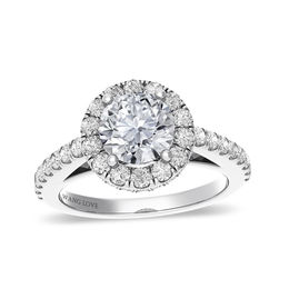 Vera Wang Love Collection 1-3/4 CT. T.W. Diamond Cushion Frame Engagement Ring