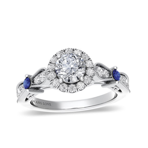 Customize Your Vera Wang Love Collection Diamond Frame Engagement Ring