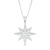 Thumbnail Image 0 of 1/2 CT. T.W. Diamond North Star Pendant in Sterling Silver