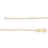 Thumbnail Image 3 of Diamond Accent Star Dangle Anklet in 10K Gold - 10"