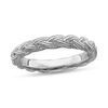 Thumbnail Image 0 of Stackable Expressions™ Beaded Braided Ring in Sterling Silver