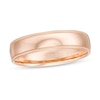 Thumbnail Image 1 of 5.0mm Milgrain Comfort-Fit Wedding Band in 10K Rose Gold - Size 10