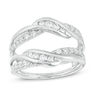 Thumbnail Image 1 of 5/8 CT. T.W. Diamond Wavy Solitaire Enhancer in 14K White Gold