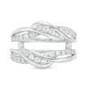 Thumbnail Image 3 of 5/8 CT. T.W. Diamond Wavy Solitaire Enhancer in 14K White Gold
