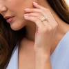 Thumbnail Image 2 of 1 CT. T.W. Diamond Cushion Frame Vintage-Style Bridal Set in 10K Gold