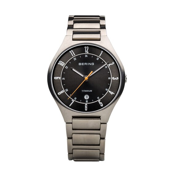 Men's Bering Titanium Watch with Grey Dial (Model: 11739-772) Men's Bering Titanium Watch with Grey Dial (Model: 11739-772)