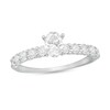 Thumbnail Image 1 of 1 CT. T.W. Oval Diamond Engagement Ring in 14K White Gold