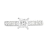 Thumbnail Image 4 of 1 CT. T.W. Princess-Cut Diamond High Profile Engagement Ring in 14K White Gold