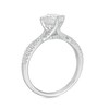 Thumbnail Image 3 of 1-1/4 CT. T.W. Certified Diamond Crossover Engagement Ring in 14K White Gold (I/SI2)