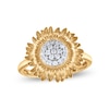 Thumbnail Image 0 of 1/5 CT. T.W. Diamond Sunflower Ring in 10K Gold