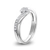 1/4 CT. T.W. Composite Diamond Bypass Promise Ring in Sterling Silver
