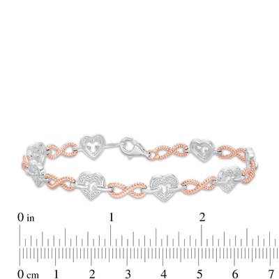 Jewelry Adviser Bracelets Sterling Silver 9 Solid Polished Cross on Fancy Link Anklet 