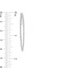 Thumbnail Image 3 of Vera Wang Love Collection 5/8 CT. T.W. Diamond Inside-Out Hoop Earrings in 10K White Gold