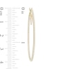 Thumbnail Image 2 of Vera Wang Love Collection 5/8 CT. T.W. Diamond Inside-Out Hoop Earrings in 10K Gold