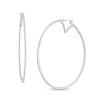 Thumbnail Image 0 of Vera Wang Love Collection 1-3/4 CT. T.W. Diamond Inside-Out Hoop Earrings in 10K White Gold