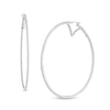 Thumbnail Image 1 of Vera Wang Love Collection 1-3/4 CT. T.W. Diamond Inside-Out Hoop Earrings in 10K White Gold