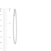 Thumbnail Image 2 of Vera Wang Love Collection 1-3/4 CT. T.W. Diamond Inside-Out Hoop Earrings in 10K White Gold