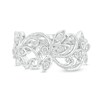 Thumbnail Image 4 of 1/5 CT. T.W. Diamond Vintage-Style Filigree Ring in Sterling Silver