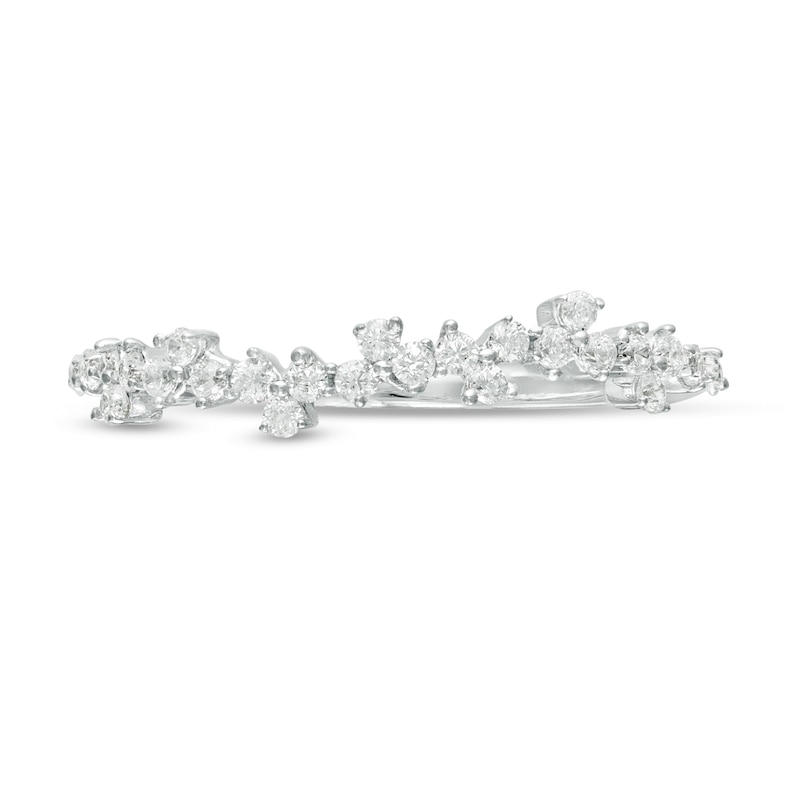 1/4 CT. T.W. Diamond Scatter Anniversary Band in 10K White Gold