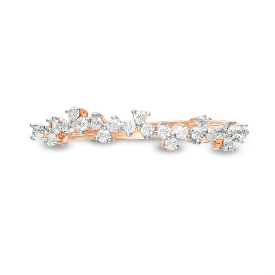 1/4 CT. T.w. Diamond Scatter Anniversary Band in 10K Rose Gold