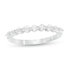 Thumbnail Image 1 of 3/8 CT. T.W. Diamond Nine Stone Anniversary Band in 10K White Gold