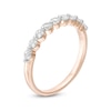 Thumbnail Image 3 of 3/8 CT. T.W. Diamond Nine Stone Anniversary Band in 10K Rose Gold