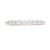 Thumbnail Image 3 of 3/8 CT. T.W. Diamond Nine Stone Anniversary Band in 10K Rose Gold