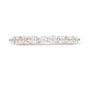 Thumbnail Image 4 of 3/8 CT. T.W. Diamond Nine Stone Anniversary Band in 10K Rose Gold