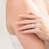 Thumbnail Image 2 of 1-3/4 CT. T.W. Certified Emerald-Cut Diamond Double Frame Engagement Ring in 14K White Gold (I/SI2)