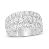 Thumbnail Image 0 of Vera Wang Love Collection 3 CT. T.W. Certified Diamond Multi-Row Band in 14K White Gold (I/SI2)