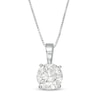 Thumbnail Image 0 of 1 CT. Diamond Solitaire Pendant in 14K White Gold (J/I3)