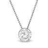 Thumbnail Image 0 of 3/8 CT. Diamond Solitaire Pendant in 14K White Gold