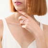 Thumbnail Image 2 of 1 CT. T.W. Diamond Frame Engagement Ring in 14K Rose Gold