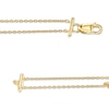 Thumbnail Image 2 of 1/4 CT. T.W. Pear-Shaped Diamond Station Double Strand Bracelet in 10K Gold - 7.25"