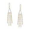 Thumbnail Image 0 of 5/8 CT. T.W. Diamond Triangle Chandelier Drop Earrings in 10K Gold