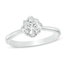 Thumbnail Image 1 of Celebration Ideal 1 CT. T.W. Certified Diamond Frame Engagement Ring in 14K White Gold (I/I1)