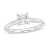 Thumbnail Image 1 of Zales Private Collection 1 CTW. Certified Colourless Princess-Cut Diamond Engagement Ring in 14K Two-Tone Gold (F/I1)