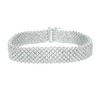 Thumbnail Image 3 of 10 CT. T.W. Diamond Multi-Row Bracelet in 10K White Gold