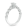 Thumbnail Image 3 of 1/2 CT. T.W. Emerald-Cut Diamond wih Marquise Shapes Vintage-Style Engagement Ring in 10K White Gold